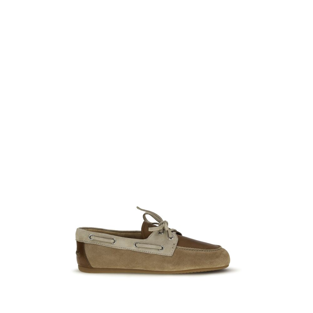 Miu Miu Multicolor Calf Leather Slip-On Loafers