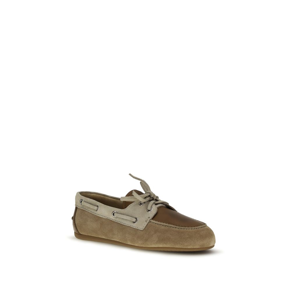 Miu Miu Multicolor Calf Leather Slip-On Loafers