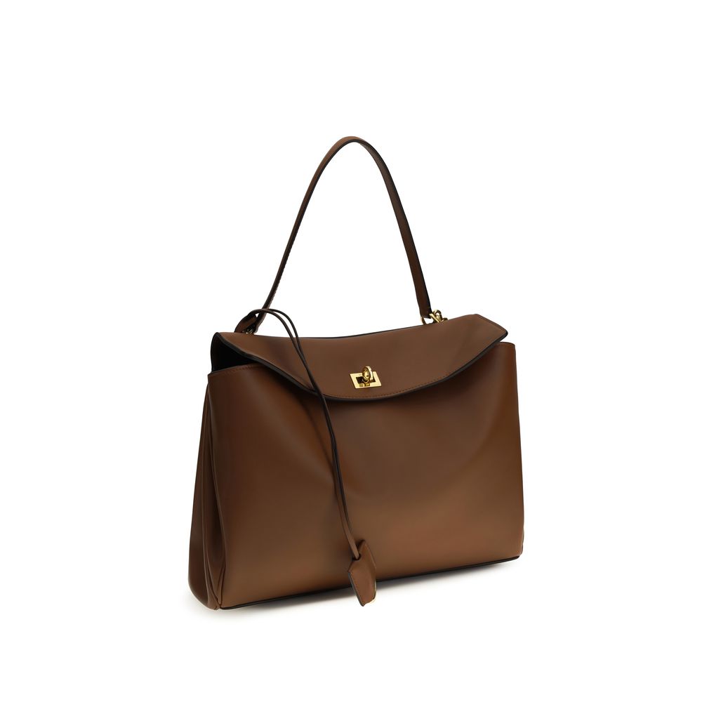 Balenciaga Brown Calf Leather Shoulder Bag