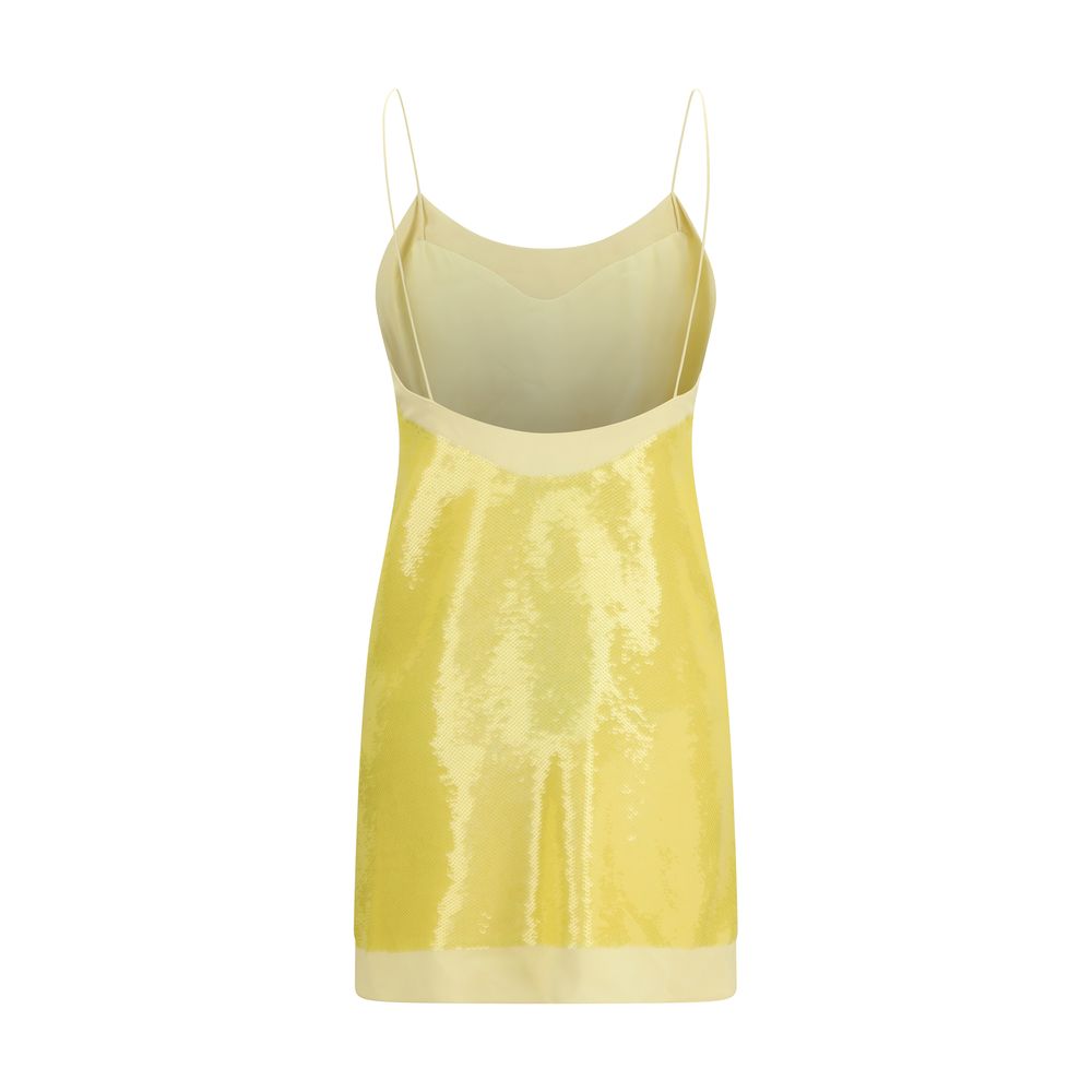 Zweifarbiges Cocktailkleid aus Synthetik mit Pailletten