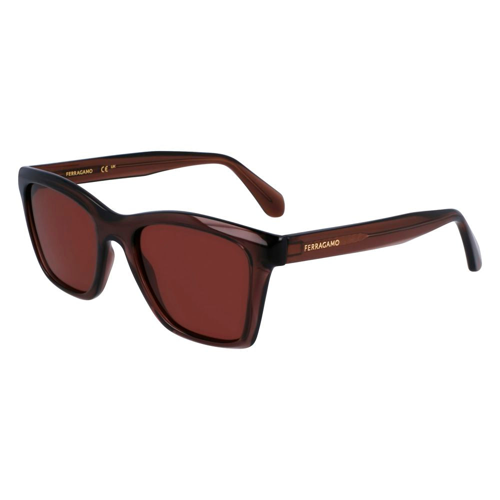 Brown Synthetic Sunglasses with UV Protection