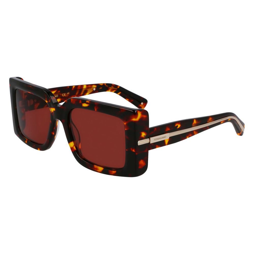 Brown Synthetic Sunglasses with UV Protection
