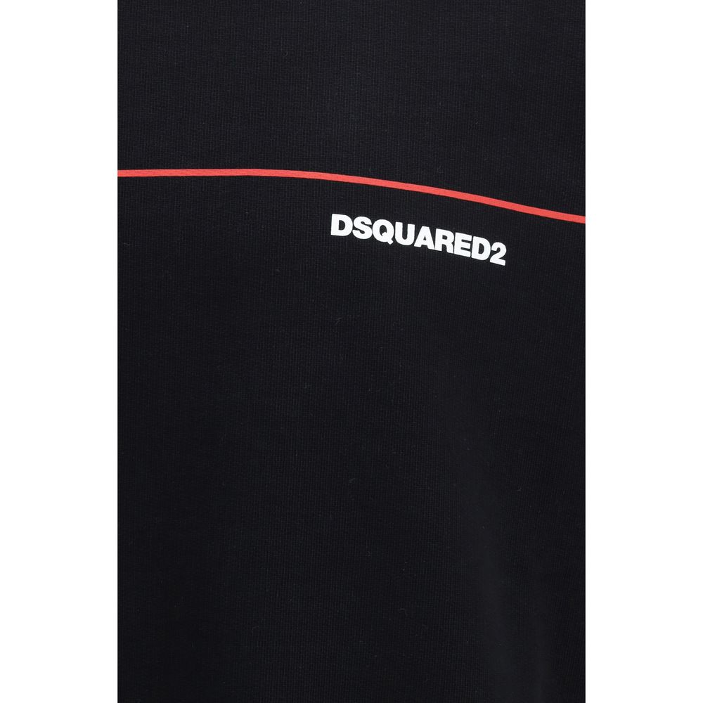 Dsquared² Schwarzes Baumwoll-Sweatshirt