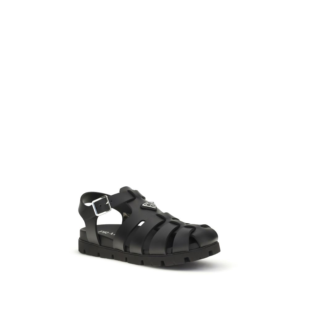 Schwarze Bos Taurus Sandalen aus Kalbsleder