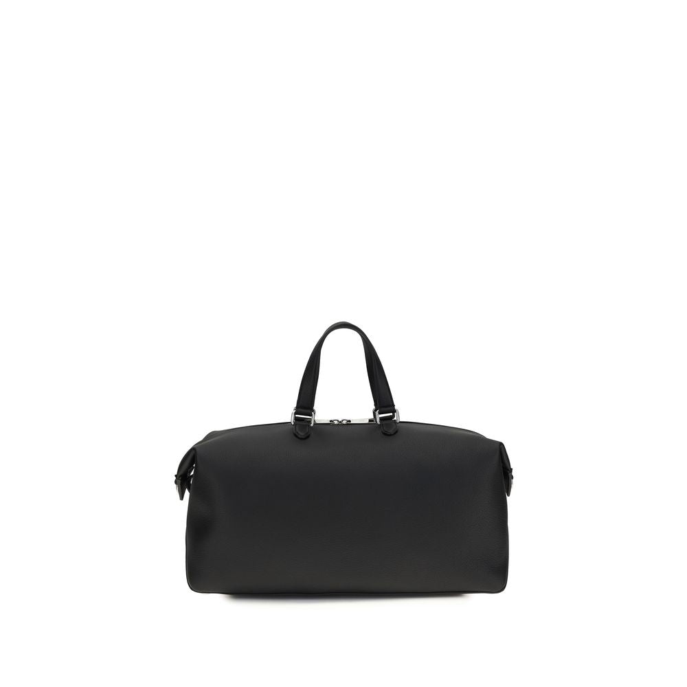 Fendi Black Calf Leather Luggage And Travel