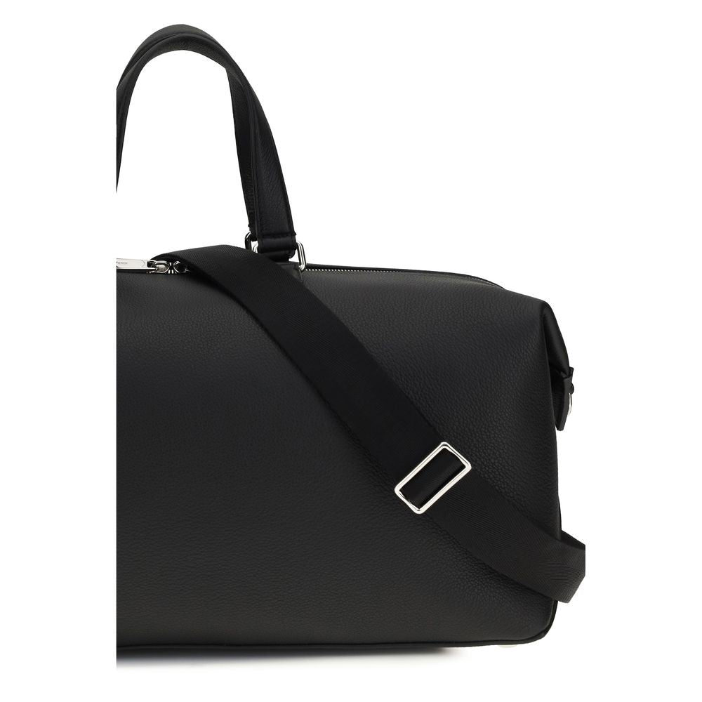 Fendi Black Calf Leather Luggage And Travel