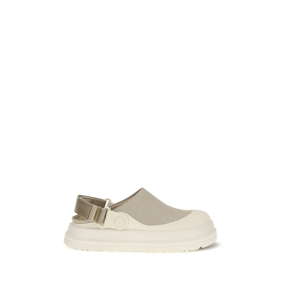 Beige Cotton Mules with Adjustable Heel Strap by UGG