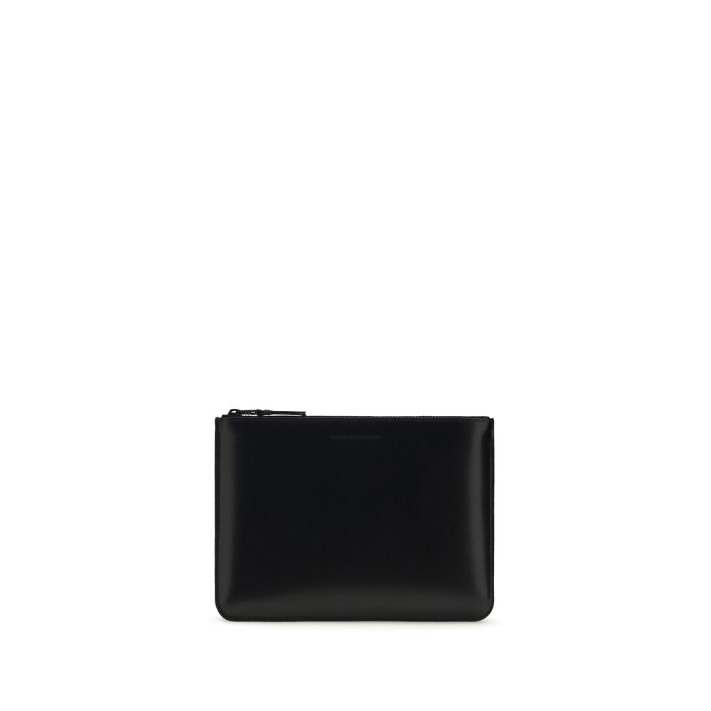 Comme Des Garçons Black Calf Leather Wallet