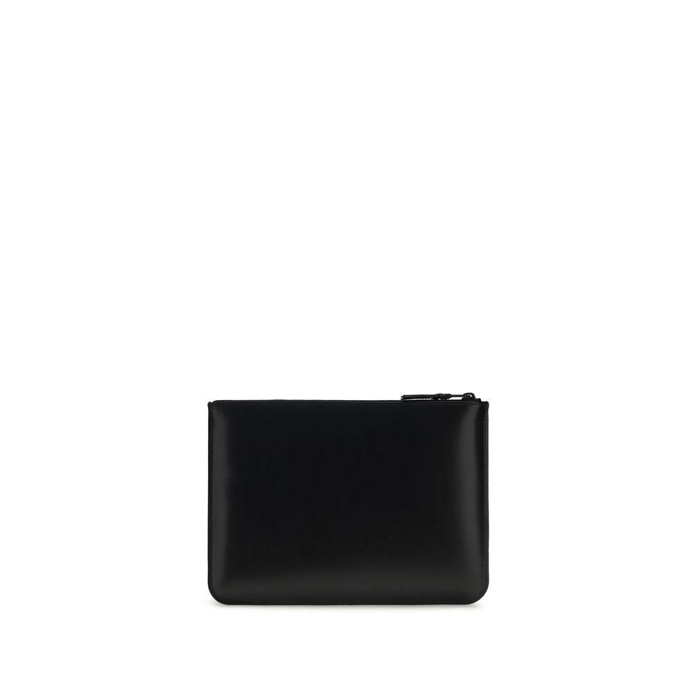 Comme Des Garçons Black Calf Leather Wallet