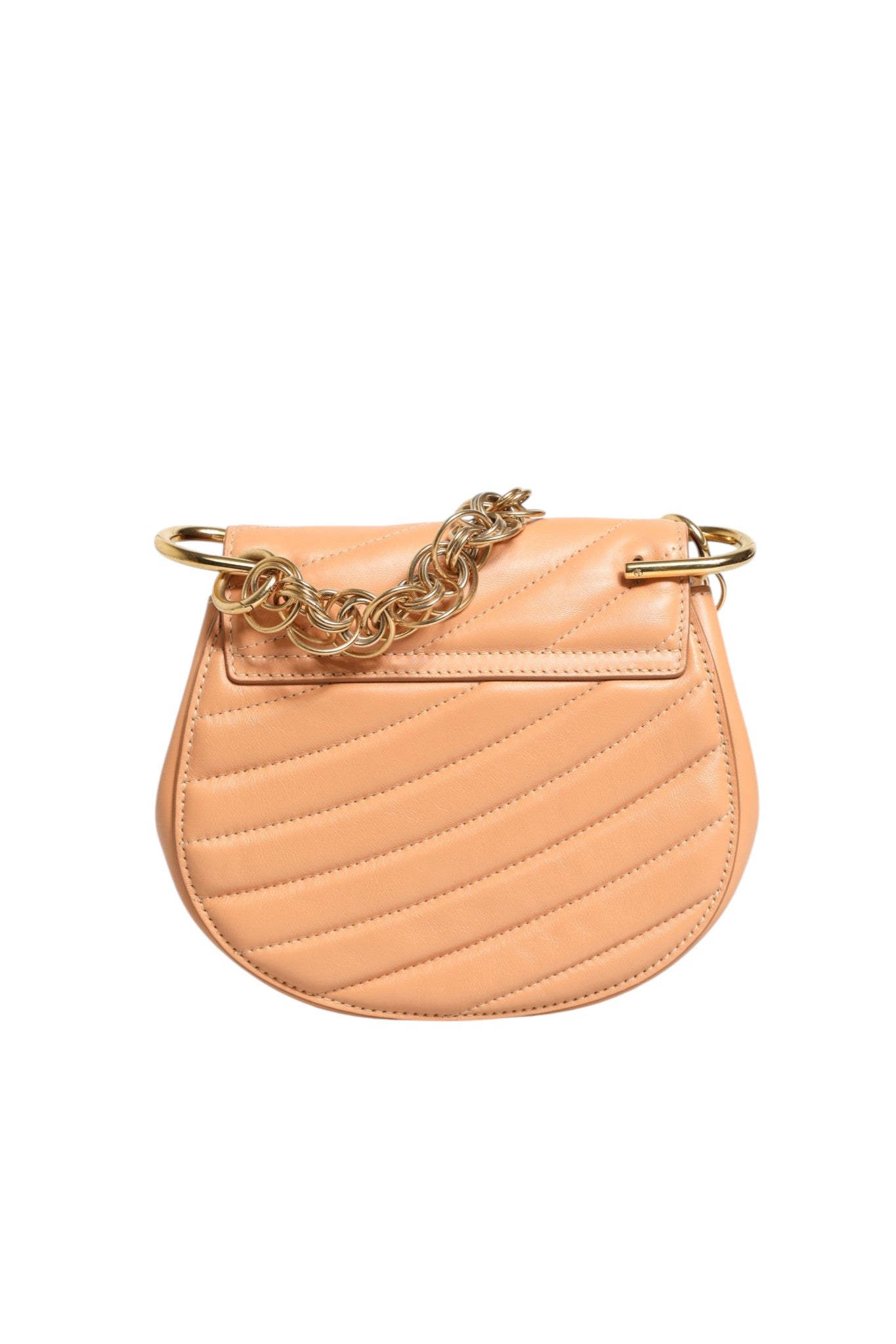 Chloé Drew Bijou Schultertasche aus gestepptem Kalbsleder
