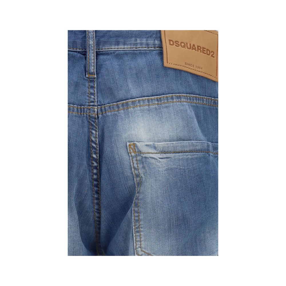 Dsquared² Jean en jean de coton bleu