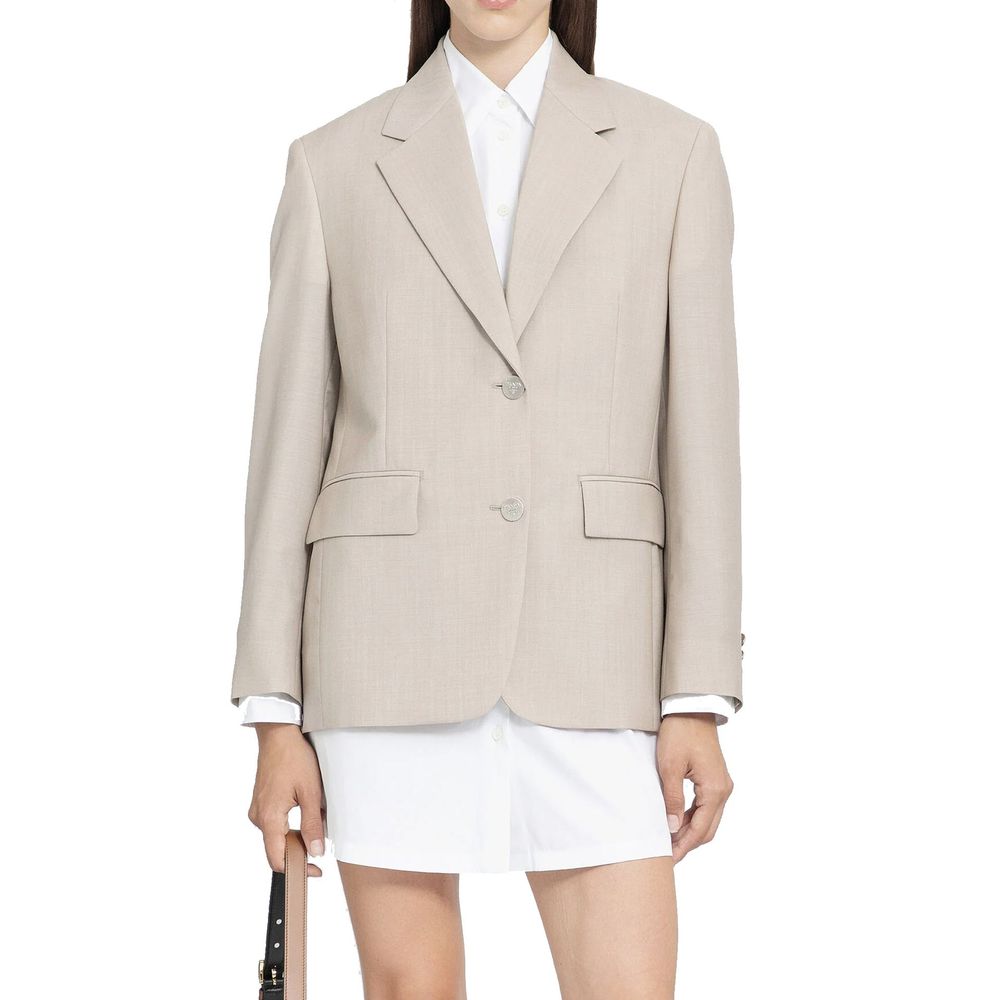 Beiger Mohair-Blazer