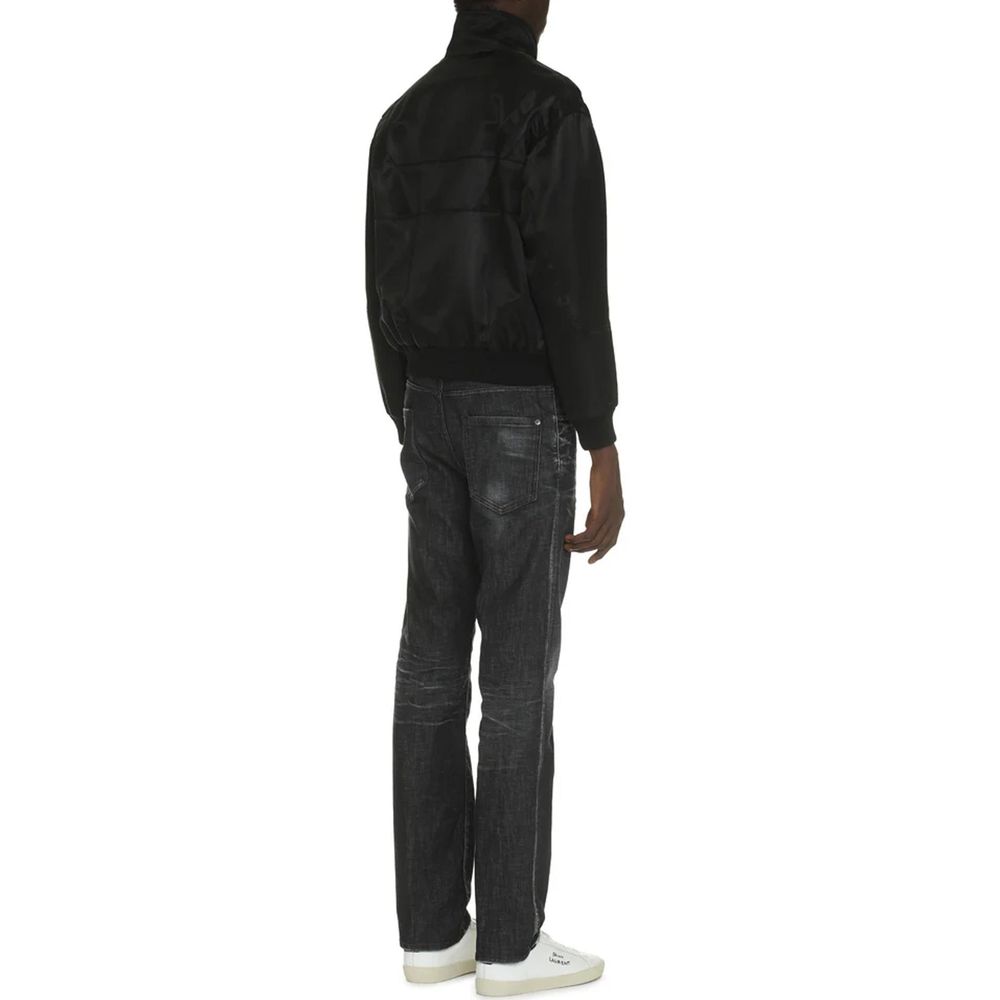 Saint Laurent Black Silk Jacket
