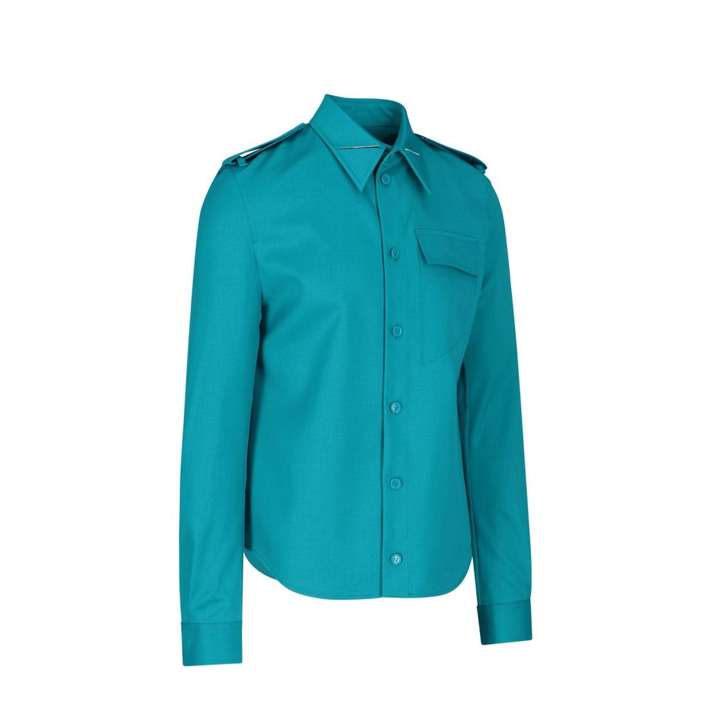 Bottega Veneta Bicolor-Hemd aus Elastan