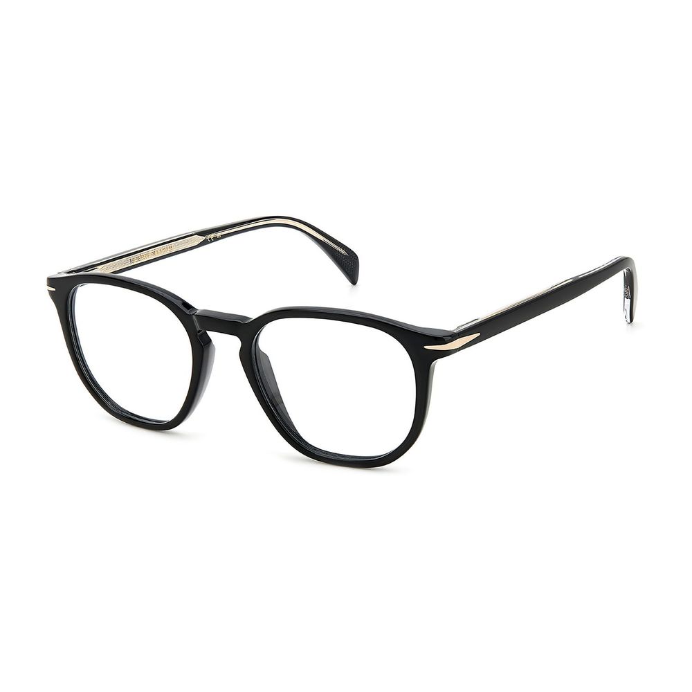Black Synthetic Round Glasses with Full Rim Frames