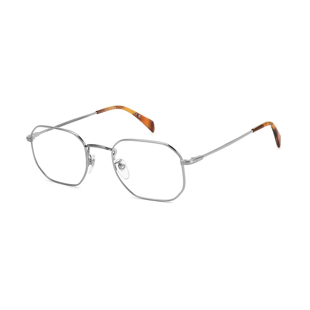 Silver Full-Rim Glasses with Metal Frame