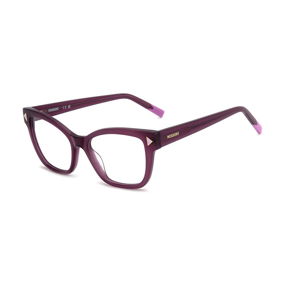 Purple Synthetic Full-Rim Square Glasses