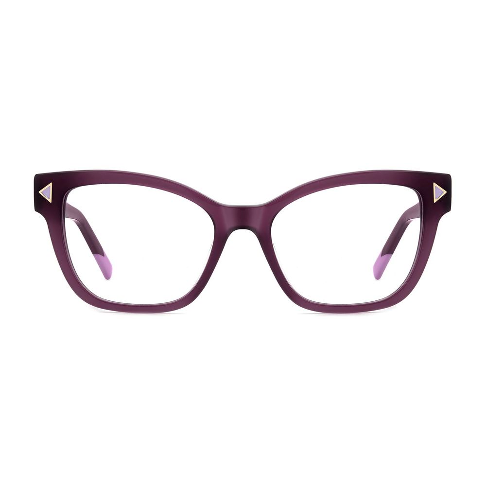 Purple Synthetic Full-Rim Square Glasses