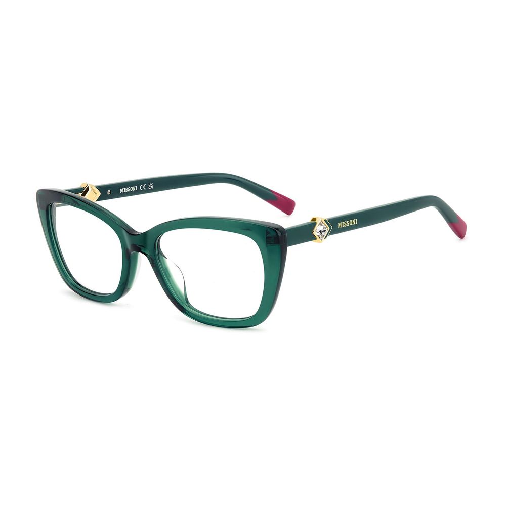 Turquoise Synthetic Cat Eye Glasses Frames