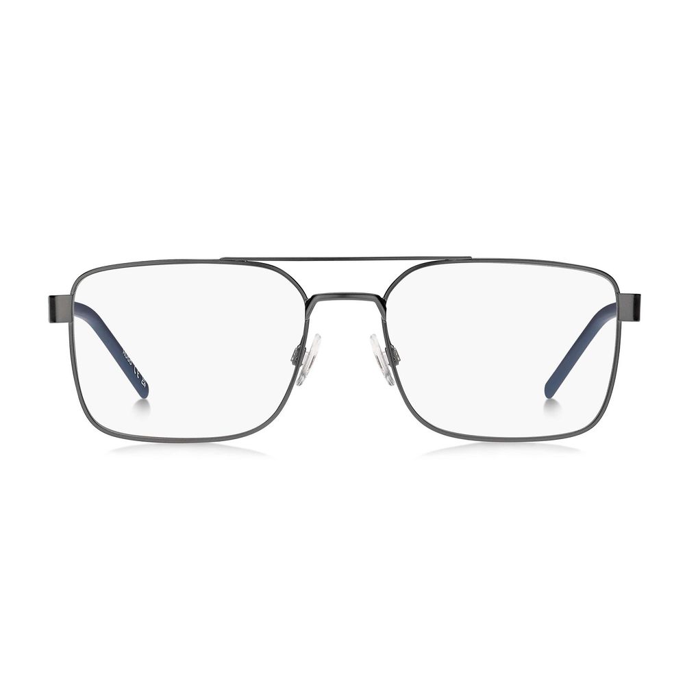 Silver Synthetic Rectangle Glasses Frames
