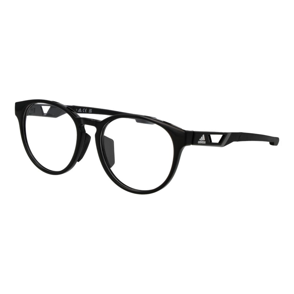 Black Synthetic Round Full-Rim Glasses Frames