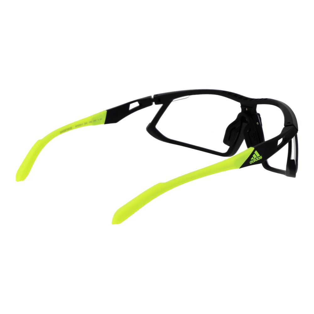Black Synthetic Sunglasses with Mirrored Lenses