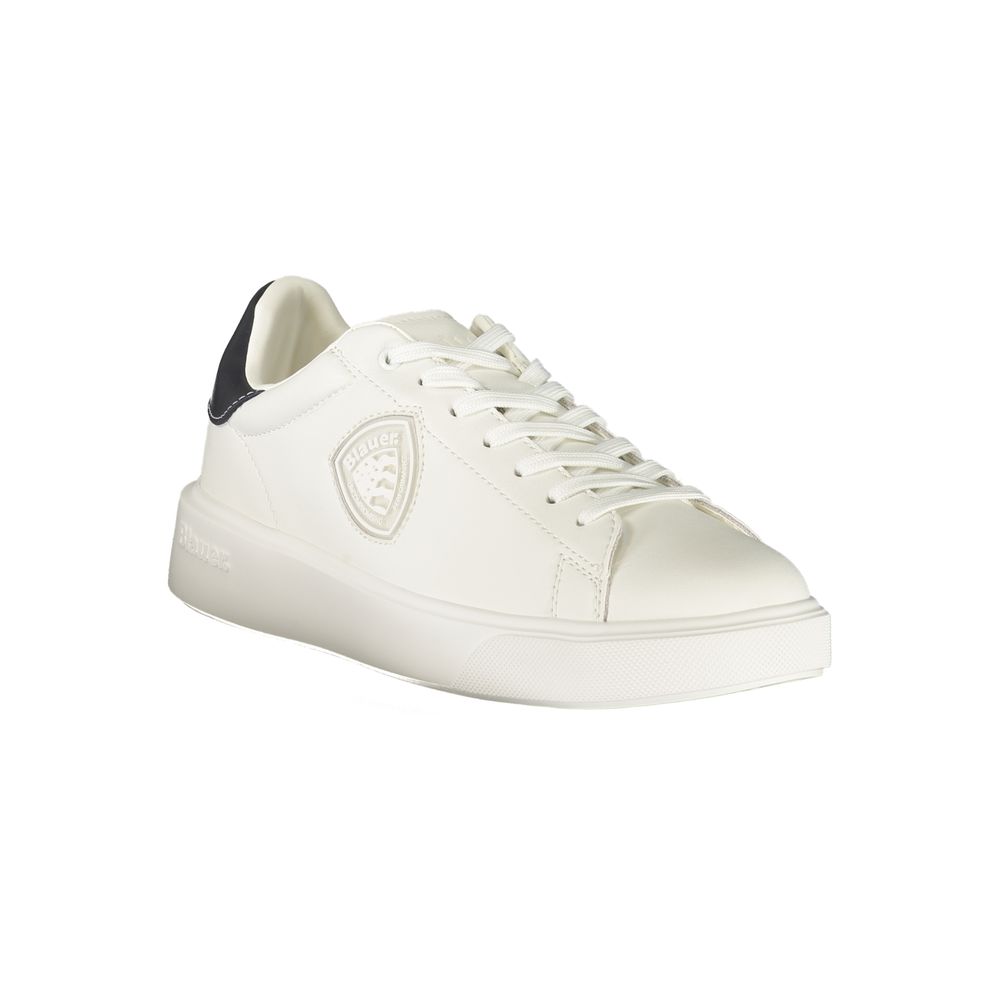 Weiße Herren-Sneaker aus Leder mit Wechselfußbett