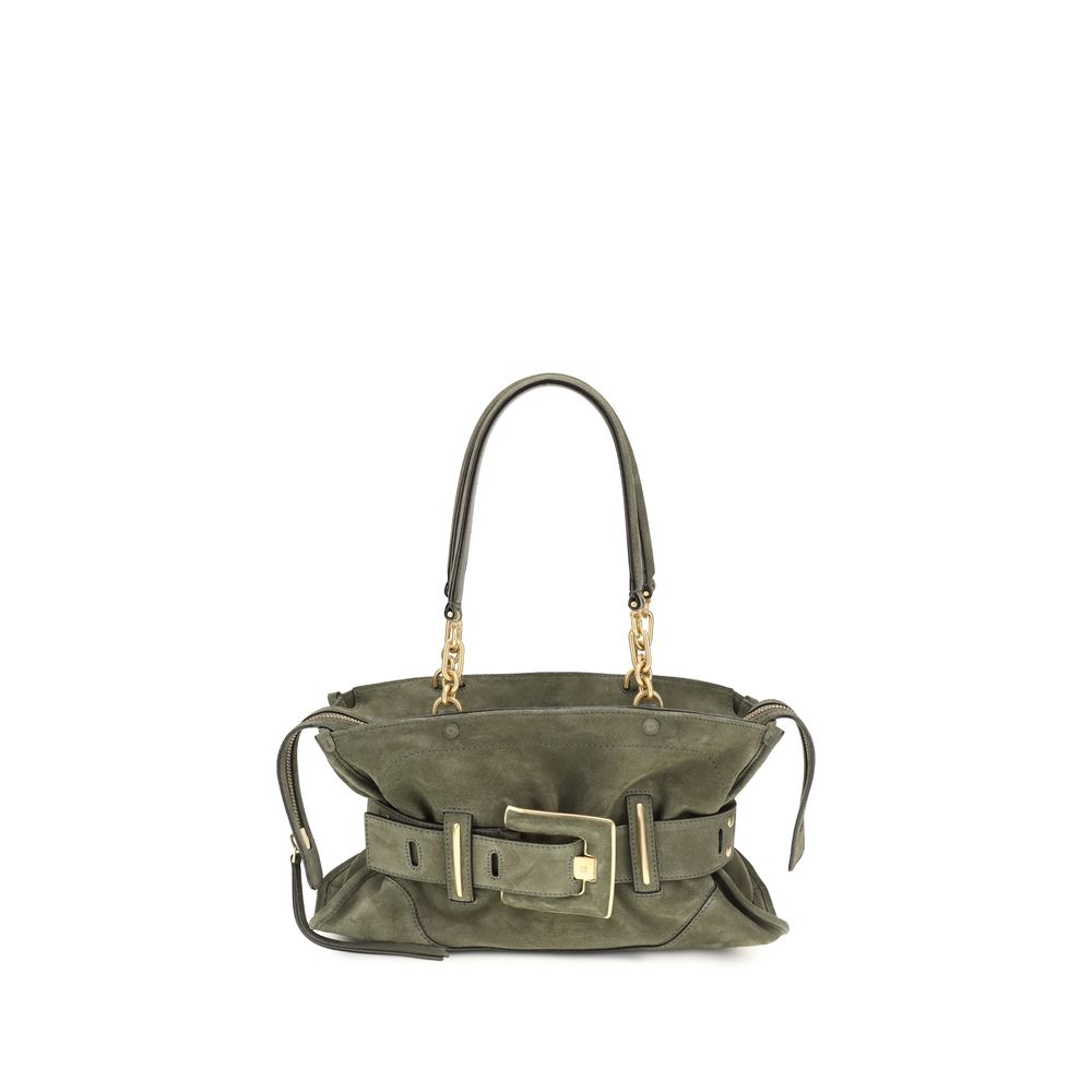 Balmain Bicolor Calf Leather Handbag