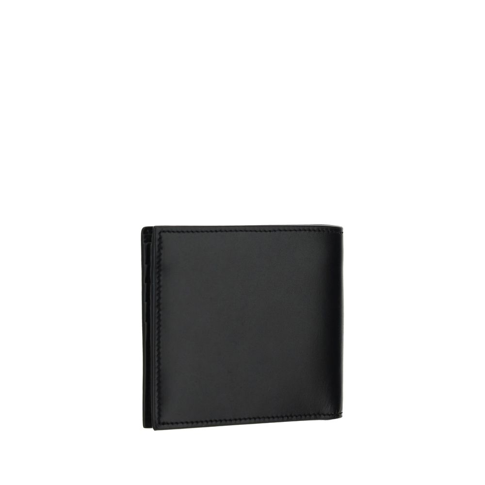 Saint Laurent Black Calf Leather Wallet