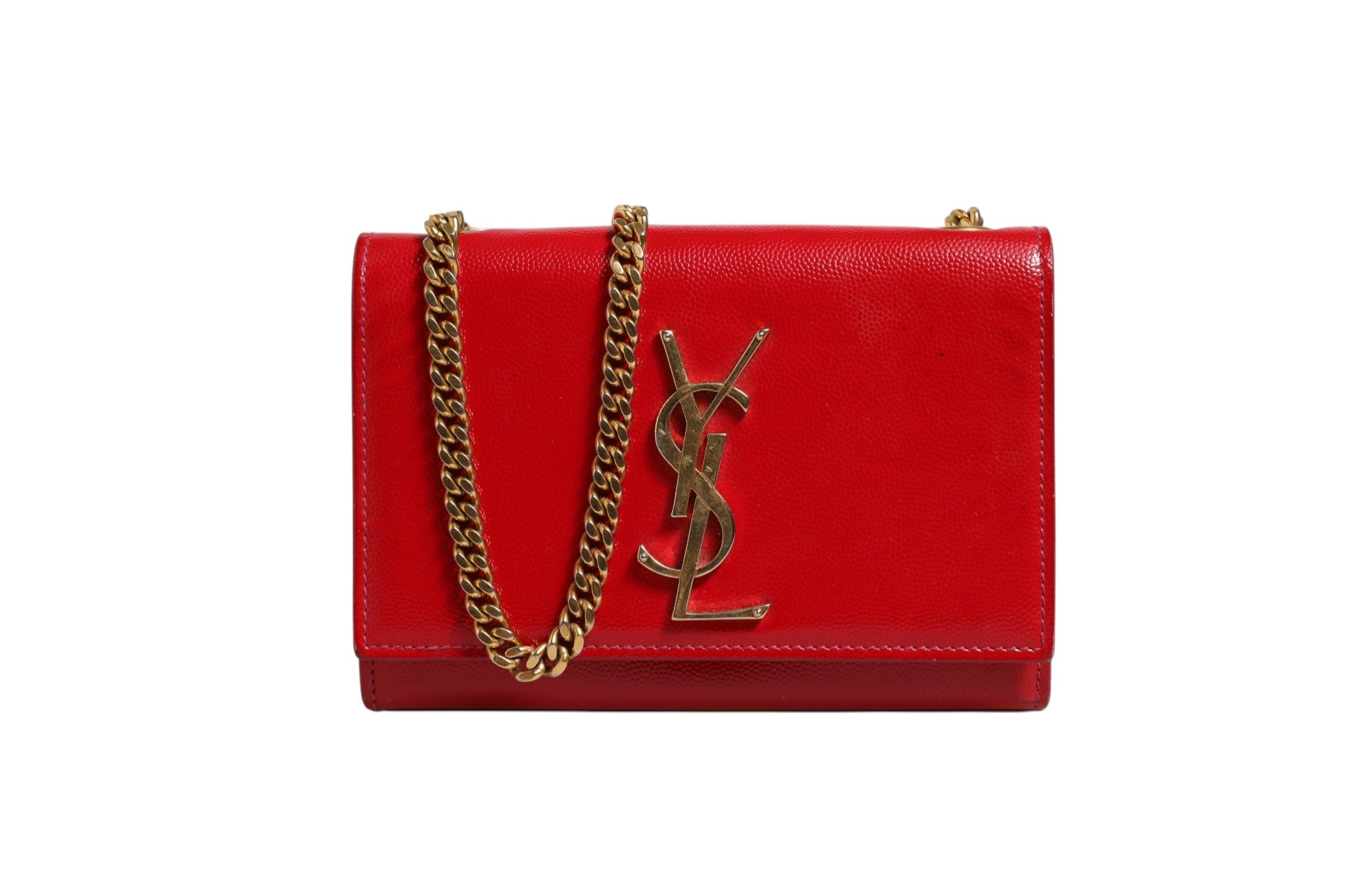 Red Leather Kate Crossbody Bag