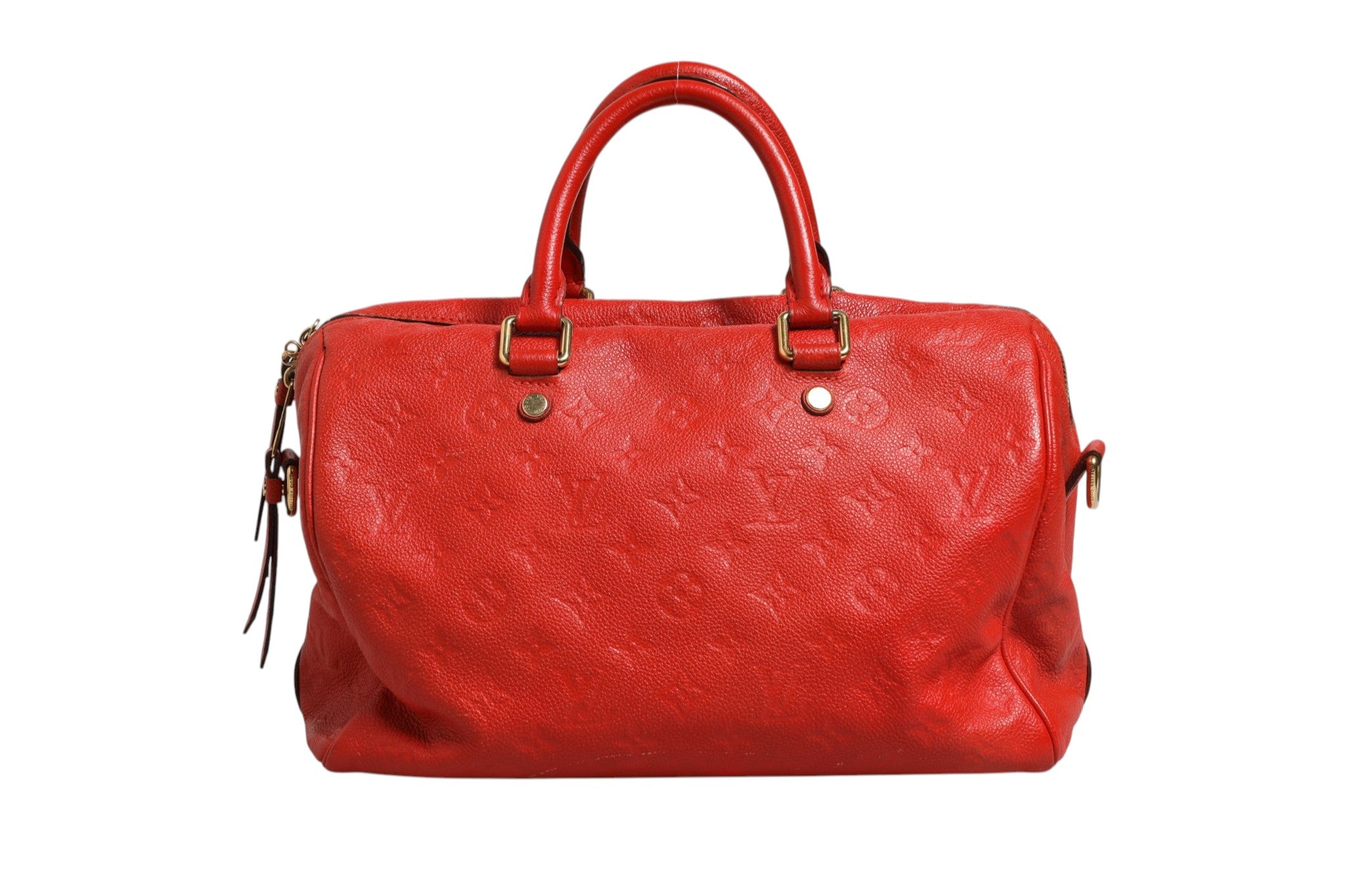 Louis Vuitton Speedy Bandoulière 30 Monogram Empreinte Rouge