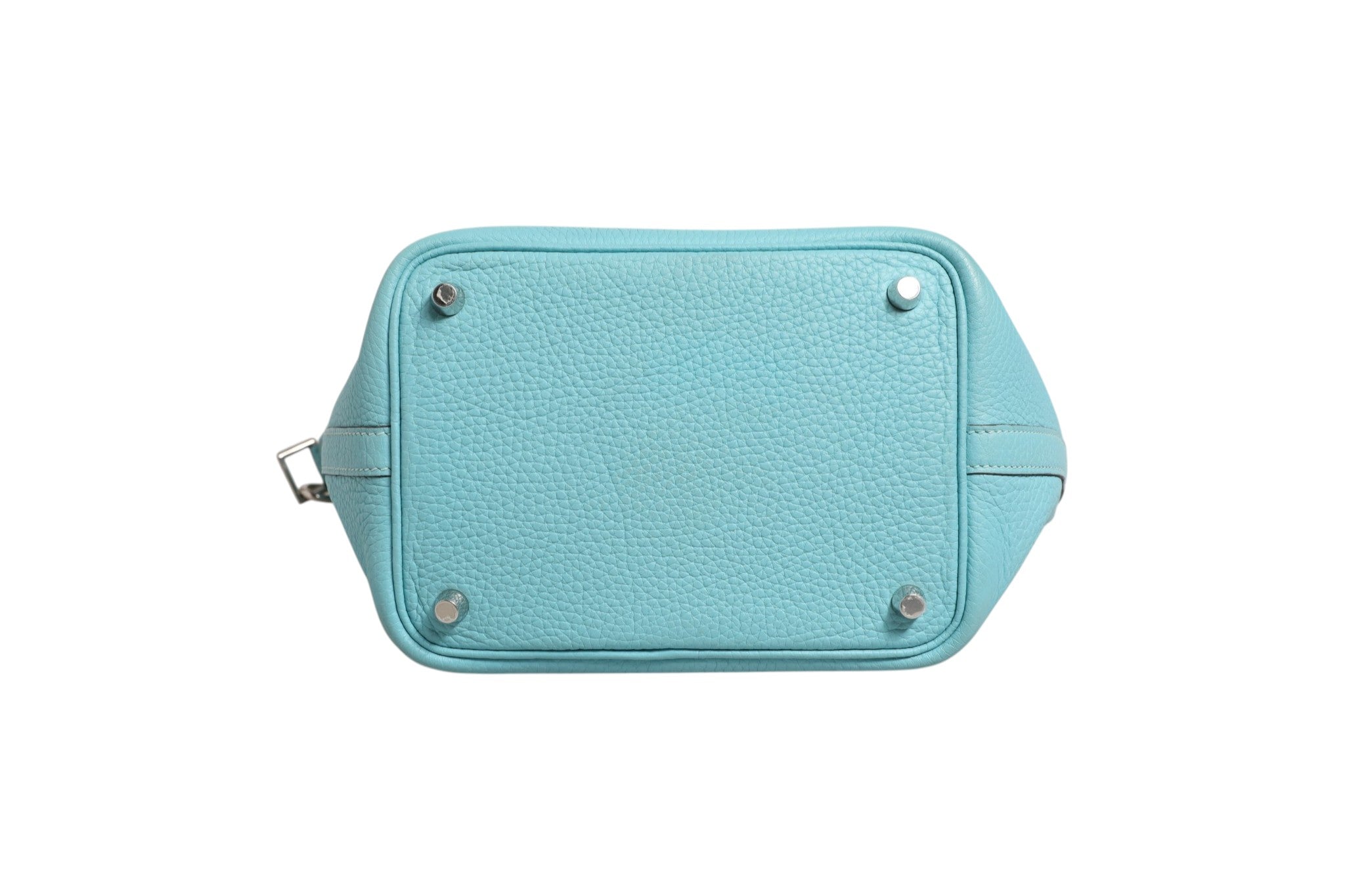 Hermès Blue Picotin Lock 18 Leather Bag