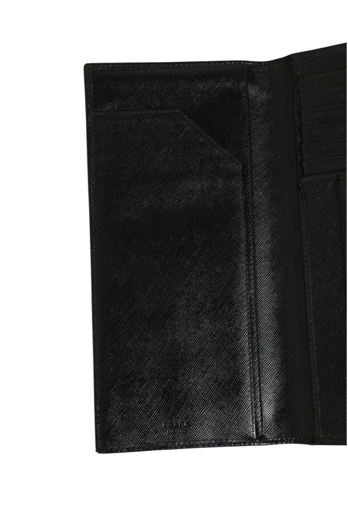Black Leather Slim Card Holder Wallet