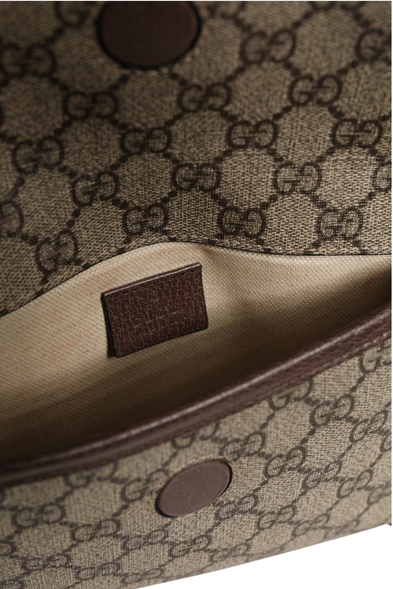 Gucci Supreme Monogram Neo Vintage Web Gürteltasche