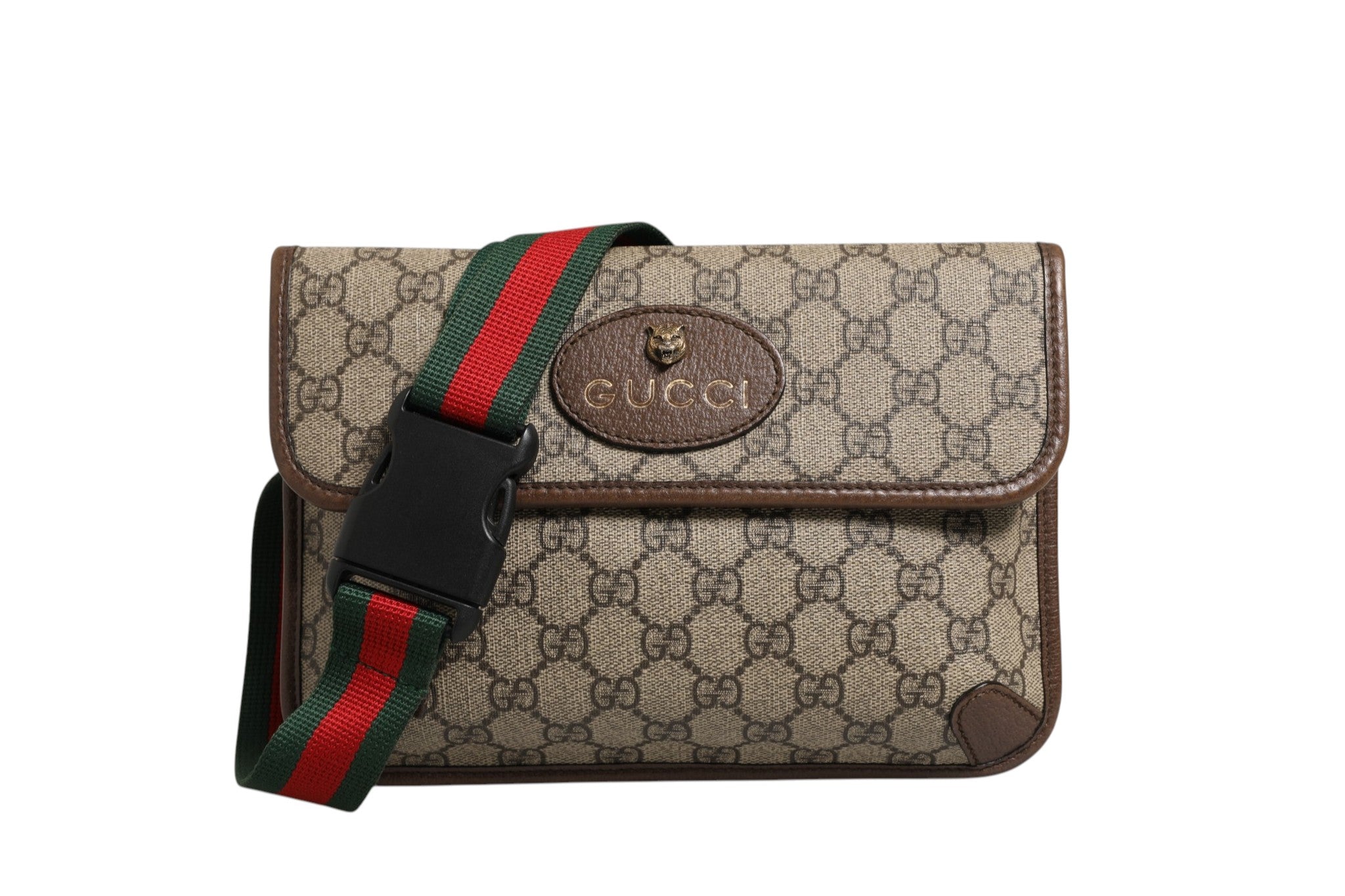 Brown Canvas Belt Bag with Strap Supreme