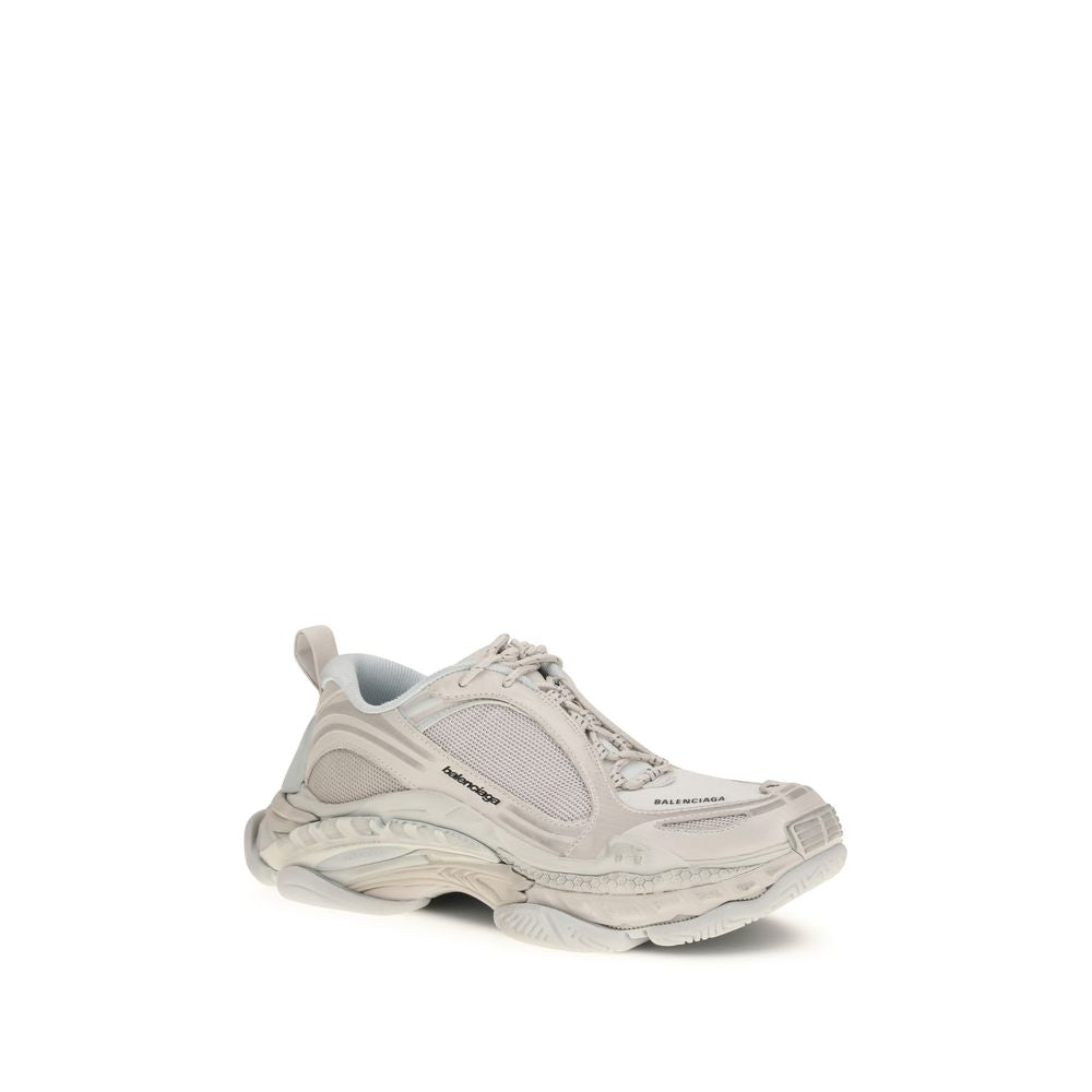 Weiße klobige Sneaker aus Synthetik, Balenciaga Triple S.2