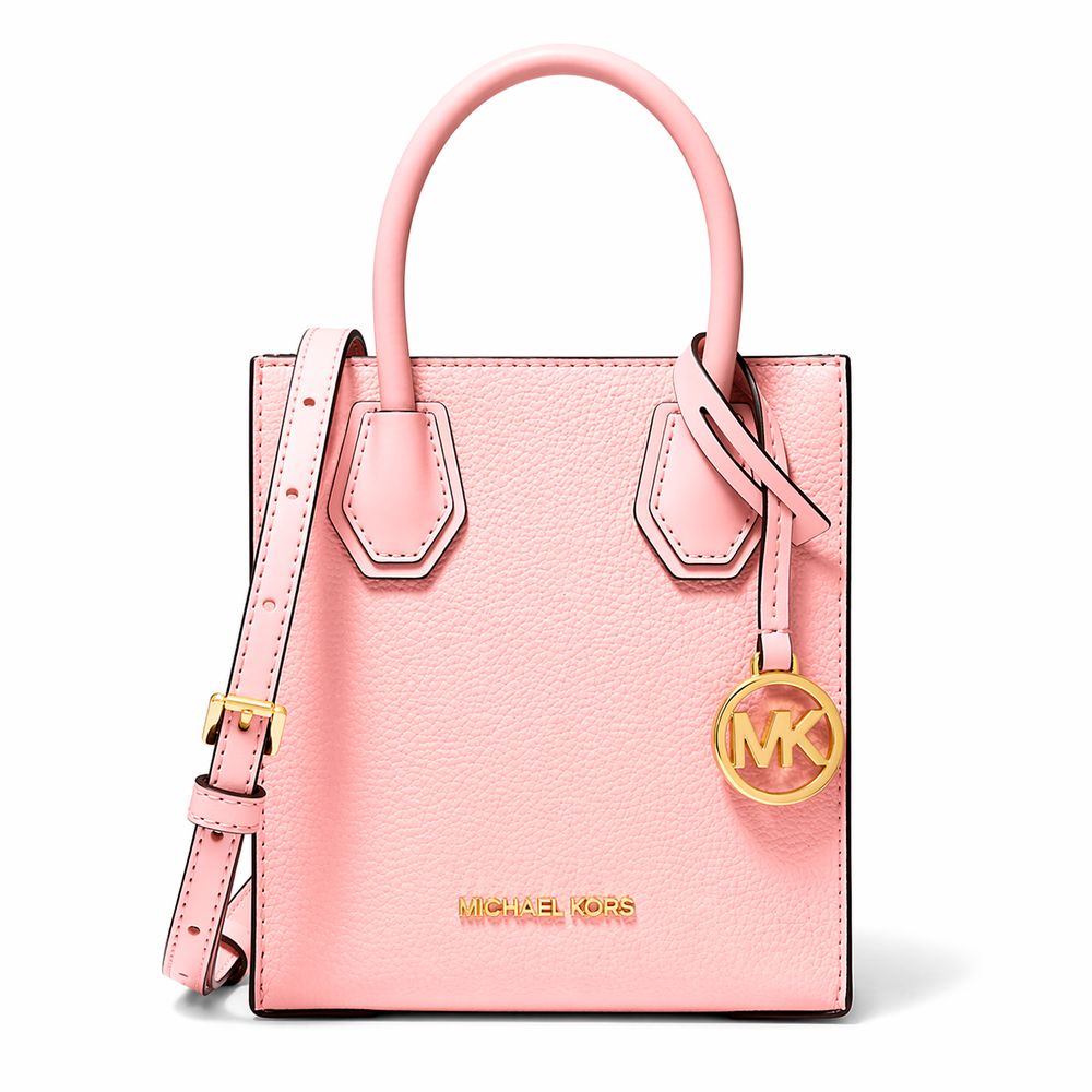 Pink Mercer Fur Handbag by Michael Kors