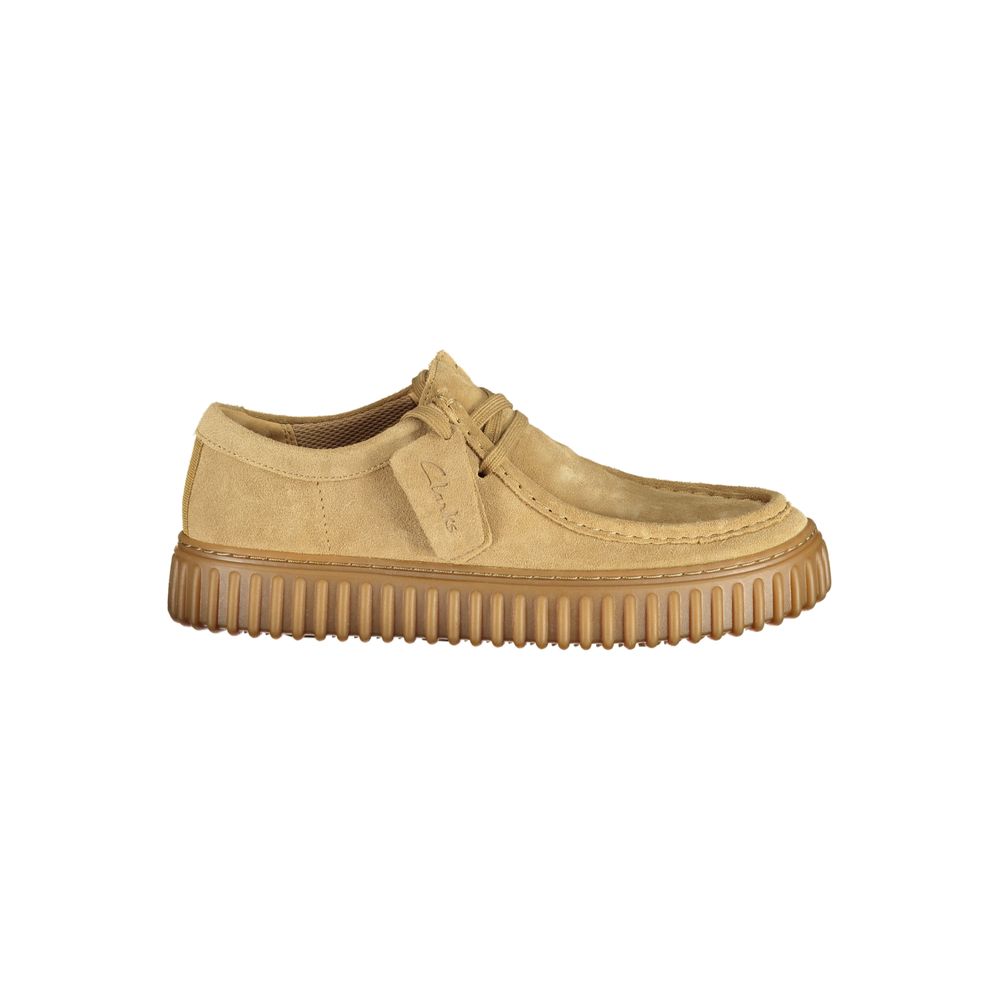 Brown Leather Lace-Up Men's Shoes by CLARKS