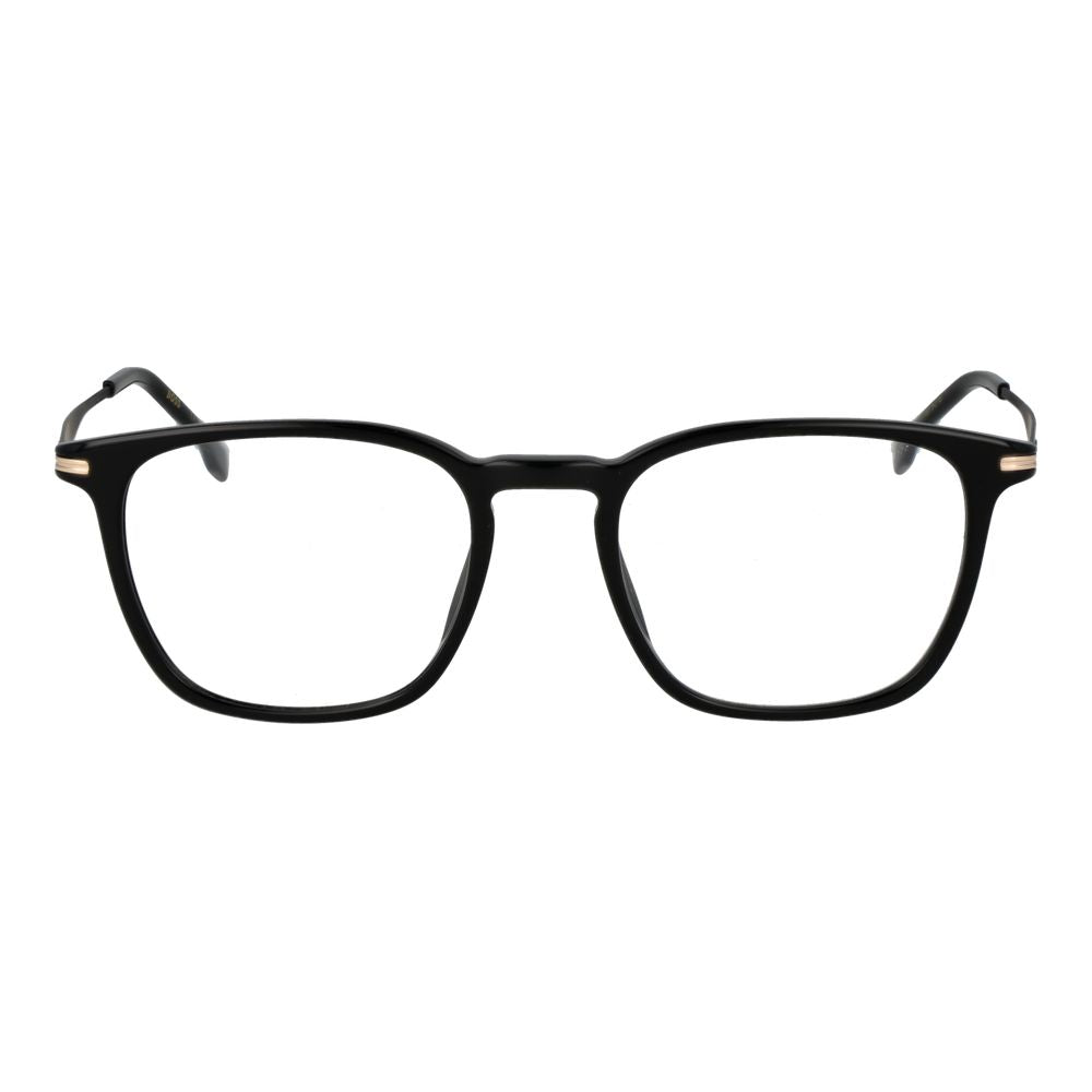 Black Synthetic Frame Glasses with Square Design