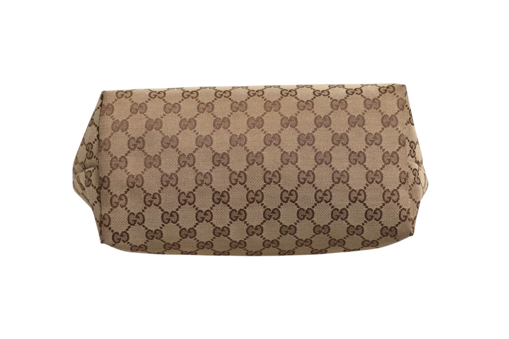 Beige Canvas Jolie Charm Medium Tote Bag