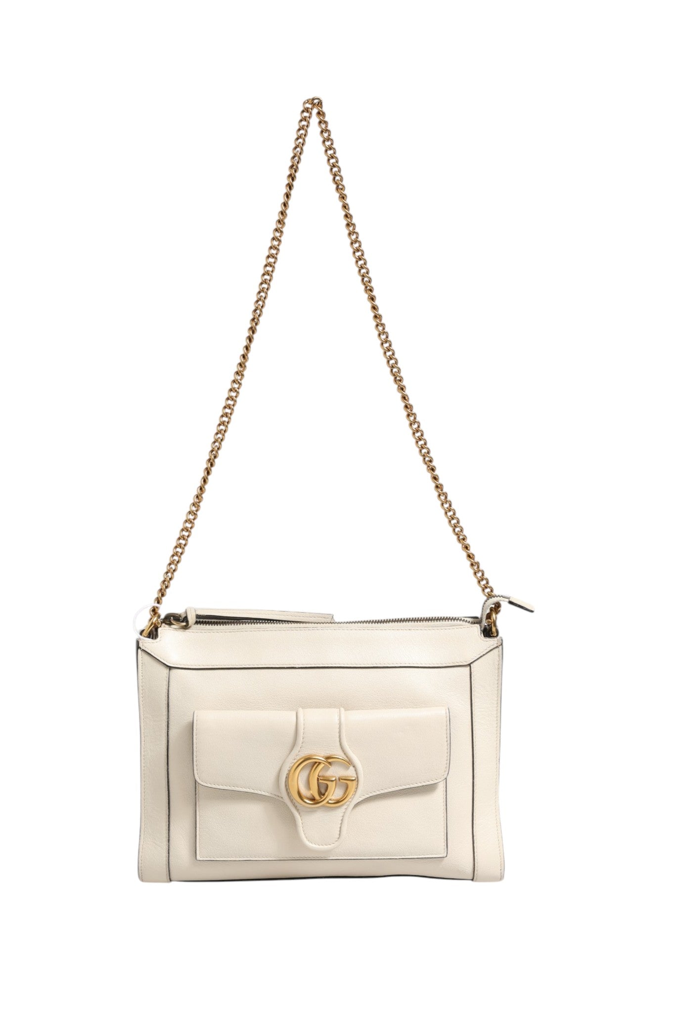 Off White Leather Small Crossbody Bag Arli