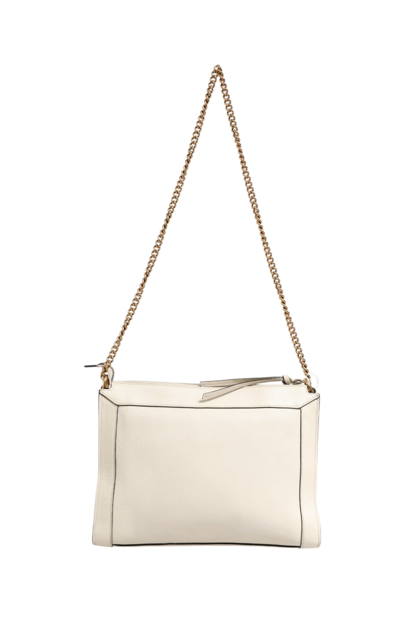 Off White Leather Small Crossbody Bag Arli