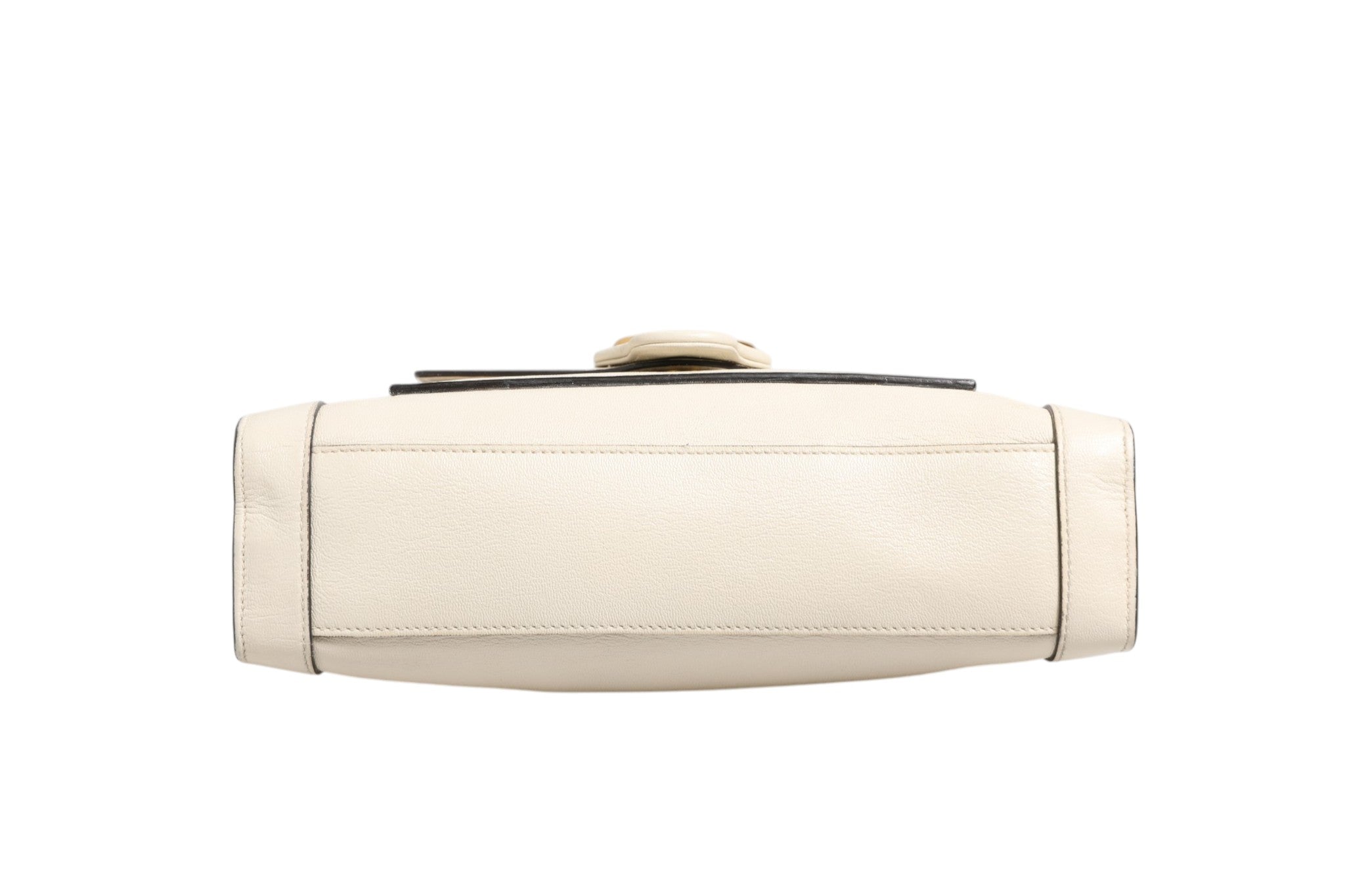 Off White Leather Small Crossbody Bag Arli