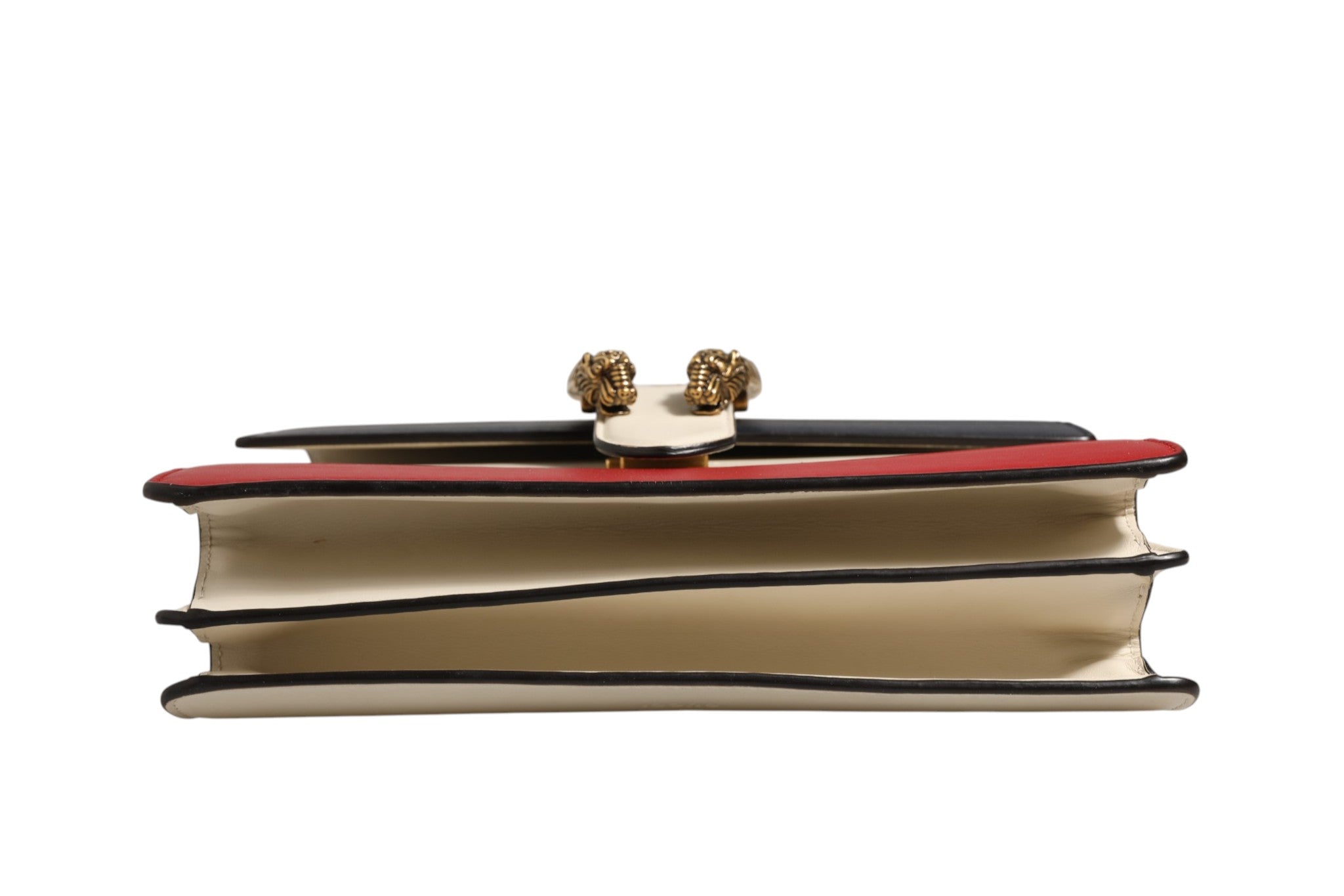 Sac à poignée supérieure en cuir color block Gucci Dionysus Bamboo