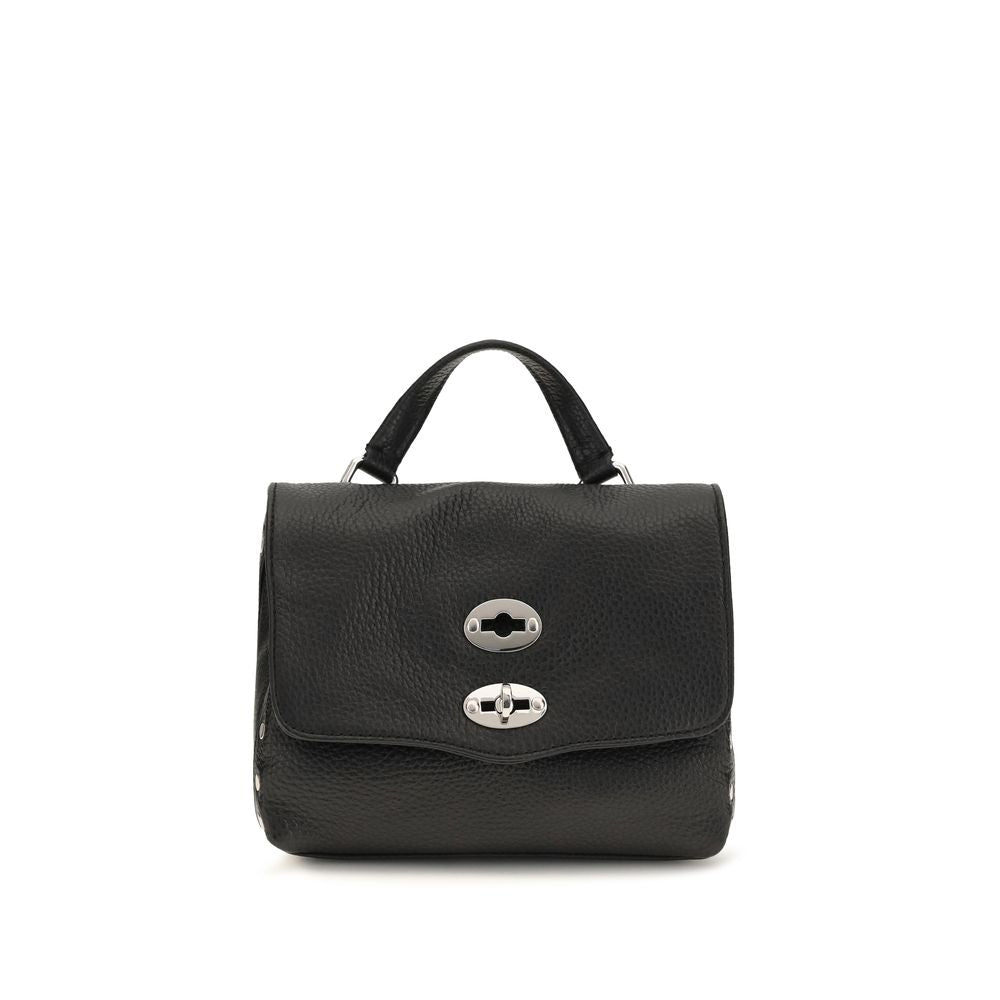 Zanellato Black Calf Leather Shoulder Bag