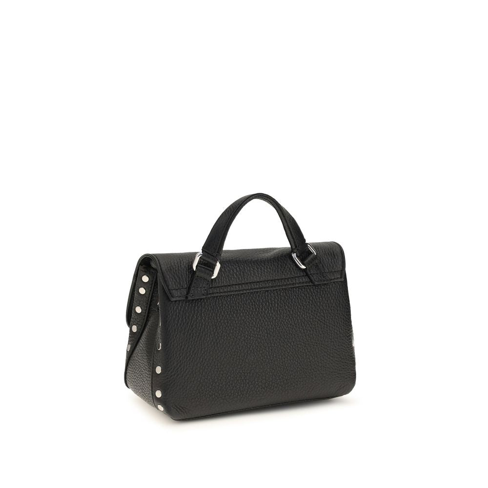 Zanellato Black Calf Leather Shoulder Bag