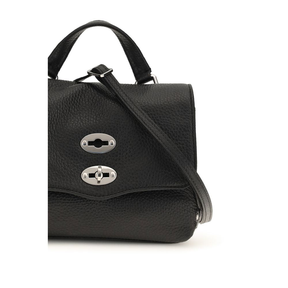 Zanellato Black Calf Leather Shoulder Bag