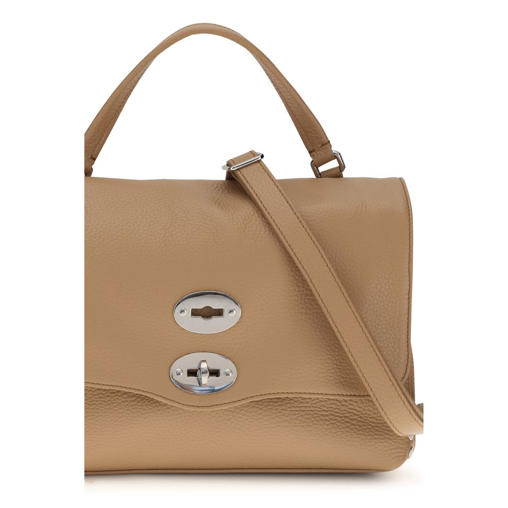 Zanellato Beige Kalbsleder Bos Taurus Handtasche