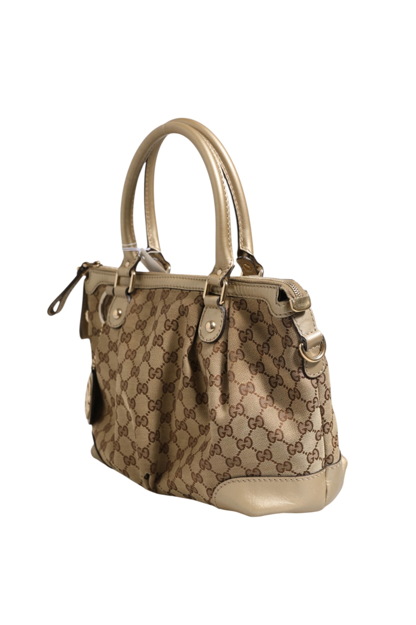 Beige Sukey Canvas 2-Wege-Tasche