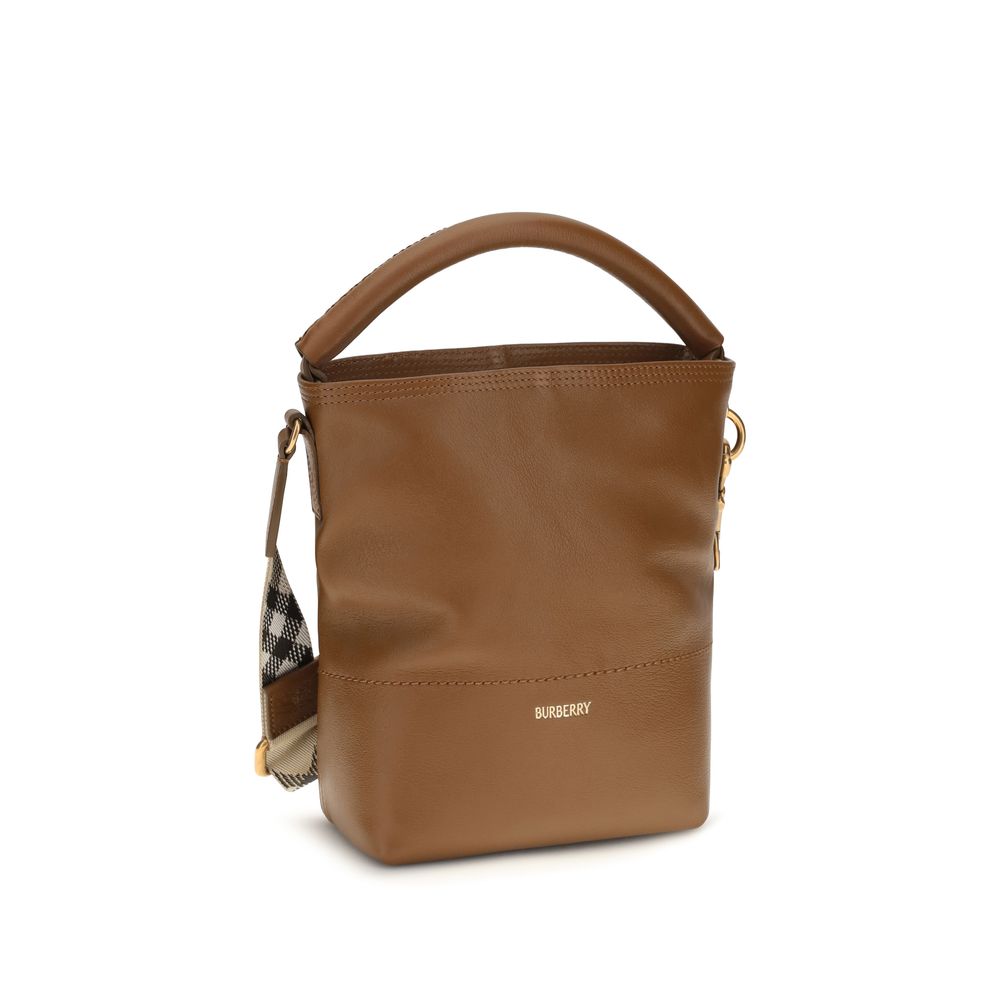 Burberry Brown Calf Leather Bucket Bag